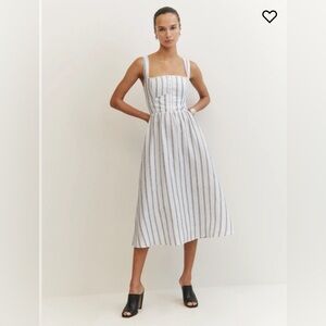 Reformation Tagliatelle Linen Dress